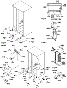 04 - Drain System, Rollers, And Evap Assy parts for Amana Refrigerator SBD20TPL / P1190006W L from AppliancePartsPros.com