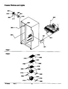 07 - Fz Shelves And Lights parts for Amana Refrigerator SBD21VPE / P1315503W E from AppliancePartsPros.com