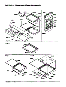 03 - Deli, Shelves Crisper Assemblies & Acs parts for Amana Refrigerator SBD21VPSE / P1315504W E from AppliancePartsPros.com