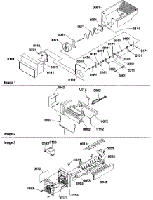 08 - Ice Bucket Auger And Ice Maker Parts parts for Amana Refrigerator SBD522VE / P1320303W E from AppliancePartsPros.com