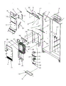 06 - Evap And Air Handling parts for Amana Refrigerator SBDE20S4SW / P1190902W W from AppliancePartsPros.com