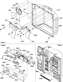 09 - Ice-Water Cav / Elec Brkt Assy / Toe Grille parts for Amana Refrigerator SBDE20TPW / P1190905W W from AppliancePartsPros.com