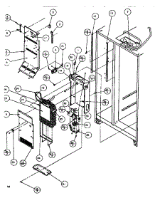 08 - Evap & Air Handling parts for Amana Refrigerator SBDE520M / P1164003W W from AppliancePartsPros.com
