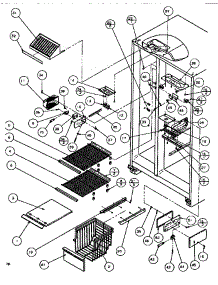 10 - Fz Shelving & Ref Light parts for Amana Refrigerator SBDE520M / P1164003W W from AppliancePartsPros.com