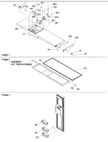 06 - Freezer Door parts for Amana Refrigerator SBDE522VW / P1320305W W from AppliancePartsPros.com