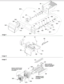 08 - Ice Bucket Auger And Ice Maker Parts parts for Amana Refrigerator SBDE522VW / P1320305W W from AppliancePartsPros.com