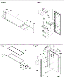 11 - Ref / Fz Door, Trim And Handles parts for Amana Refrigerator SBDE522VW / P1320305W W from AppliancePartsPros.com