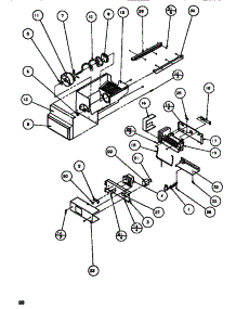 11 - Ice Bucket & Icemaker parts for Amana Refrigerator SBDT520M / P1164101W W from AppliancePartsPros.com