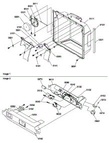 06 - Ice & Water Cavity & Elec Brkt Assy parts for Amana Refrigerator SBDT520SW / P1185103W W from AppliancePartsPros.com