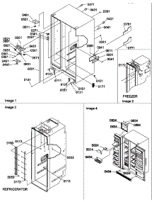 02 - Cabinet Parts And Toe Grille parts for Amana Refrigerator SBDT520TW / P1313201W W from AppliancePartsPros.com