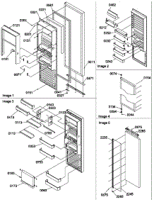 10 - Ref Door parts for Amana Refrigerator SBDX520TW / P1308402W W from AppliancePartsPros.com