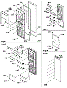 10 - Ref Door parts for Amana Refrigerator SBDX520TW / P1313202W W from AppliancePartsPros.com