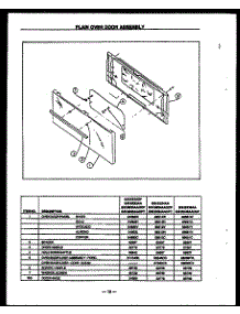 05 - Plain Door Assy parts for Amana Range SBE22GP from AppliancePartsPros.com