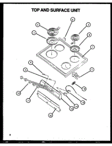 04 - Top And Surface Unit parts for Amana Range SBE56FXL / P1137959N L from AppliancePartsPros.com