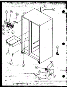 03 - Factory Installed Ice Maker parts for Amana Refrigerator SBI20MW / P1120102W W from AppliancePartsPros.com