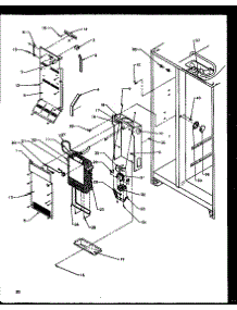03 - Evap And Air Handling parts for Amana Refrigerator SBI20NW / P1162902W W from AppliancePartsPros.com