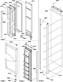 03 - Fz Door parts for Amana Refrigerator SBI20S2E / P1190703W E from AppliancePartsPros.com