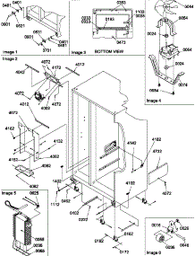 09 - Rollers And Evap Assemblies parts for Amana Refrigerator SBI20S2L / P1190710W L from AppliancePartsPros.com