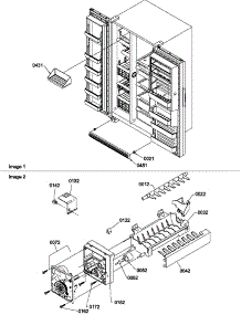 12 - Toe Grille And Ice Maker Parts parts for Amana Refrigerator SBI20TPSW / P1190706W W from AppliancePartsPros.com