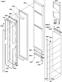 03 - Fz Door parts for Amana Refrigerator SBI20TPSW / P1190712W W from AppliancePartsPros.com