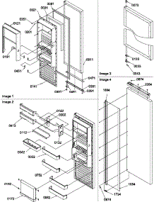 07 - Ref Door parts for Amana Refrigerator SBI20TPSW / P1190712W W from AppliancePartsPros.com
