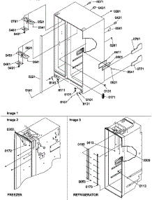 02 - Cabinet Parts parts for Amana Refrigerator SBI20TPW / P1190705W W from AppliancePartsPros.com