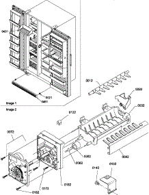 12 - Toe Grill And Ice Maker Parts parts for Amana Refrigerator SBIE20TPE / P1190707W E from AppliancePartsPros.com
