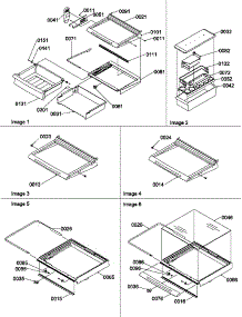 11 - Shelves, Deli, And Crisper Assemblies parts for Amana Refrigerator SBIE20TPW / P1190708W W from AppliancePartsPros.com
