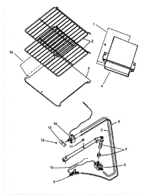 05 - Oven Componets parts for Amana Range SBJ29FA0 / P112777NW from AppliancePartsPros.com