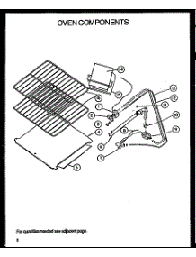 04 - Oven Components parts for Amana Range SBK26FS5 / P1142148N L from AppliancePartsPros.com
