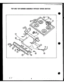 08 - Top & Top Burner Assy Without Spark Ign parts for Amana Range SBL39AA from AppliancePartsPros.com