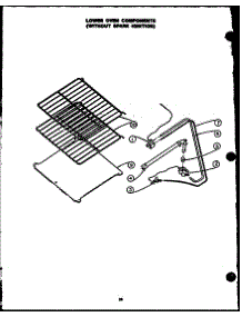 03 - Lower Oven Components parts for Amana Range SBP26CB from AppliancePartsPros.com