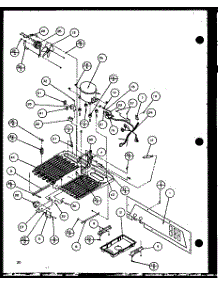 05 - Machine Compartment parts for Amana Refrigerator SC25J / P7870114W from AppliancePartsPros.com