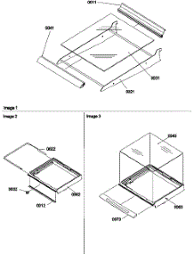 03 - Deli, Shelves, Crisper Assy parts for Amana Refrigerator SCD23VBL / P1315305W L from AppliancePartsPros.com
