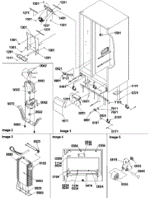 04 - Drain Systems, Rollers, And Evap Assy parts for Amana Refrigerator SCD23VBW / P1315305W W from AppliancePartsPros.com