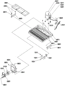 10 - Machine Compartment Assy parts for Amana Refrigerator SCD23VBW / P1315305W W from AppliancePartsPros.com