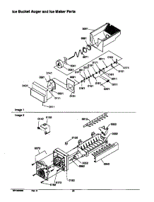 08 - Ice Bucket, Auger And Ice Maker Parts parts for Amana Refrigerator SCD23VL / P1315303W L from AppliancePartsPros.com
