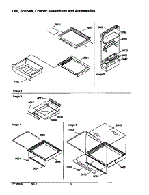 03 - Deli, Shelves, Crisper Assemblies & Acs parts for Amana Refrigerator SCD23VW / P1315303W W from AppliancePartsPros.com