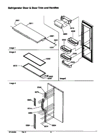 11 - Ref Door & Door Trim And Handles parts for Amana Refrigerator SCD23VW / P1315303W W from AppliancePartsPros.com