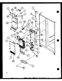 04 - Evap And Air Handling parts for Amana Refrigerator SCD25JB / P7870116W from AppliancePartsPros.com