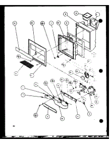 08 - Ice And Water Cavity parts for Amana Refrigerator SCD25JB / P7870116W from AppliancePartsPros.com