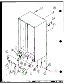 03 - Drain And Rollers parts for Amana Refrigerator SCD25JP / P7870117W from AppliancePartsPros.com