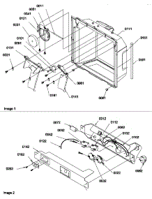 06 - Ice & Water Cavity And Elec Bracket Assy parts for Amana Refrigerator SCD25TBL / P1190428W L from AppliancePartsPros.com