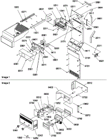 07 - Ice Maker / Control Assy parts for Amana Refrigerator SCD25TBW / P1303517W W from AppliancePartsPros.com