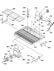 09 - Machine Compartment parts for Amana Refrigerator SCD25TBW / P1190428W W from AppliancePartsPros.com