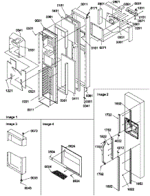 04 - Fz Door parts for Amana Refrigerator SCD25TL / P1190425W L from AppliancePartsPros.com