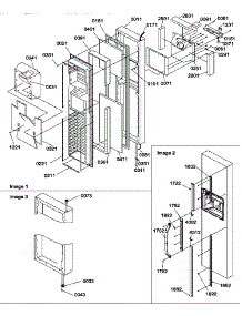 04 - Fz Door parts for Amana Refrigerator SCD25TL / P1190426W L from AppliancePartsPros.com