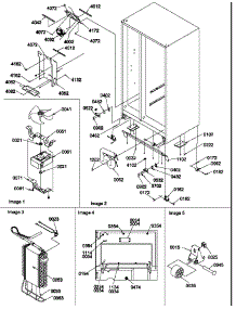 03 - Drain System, Rollers, & Evaporater Assy parts for Amana Refrigerator SCD25TW / P1190422W W from AppliancePartsPros.com