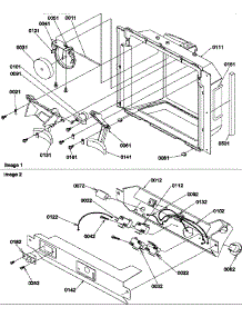 06 - Ice & Water Cavity & Elec Brkt Assy parts for Amana Refrigerator SCD25TW / P1190426W W from AppliancePartsPros.com