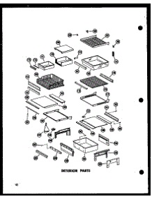 07 - Interior Parts parts for Amana Refrigerator SD22G-1 / P6020126W from AppliancePartsPros.com